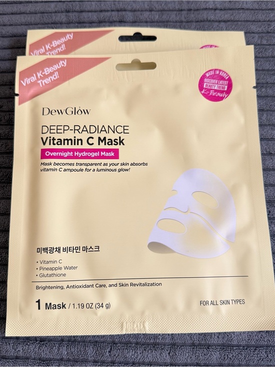 Skincare | Dewglow Deepradiance Vitamin C Overnight Hydrogel Face Mask ...